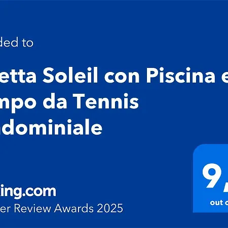 בית נופש Soleil Con Piscina E Campo Da Tennis Condominiale וילסימיוס